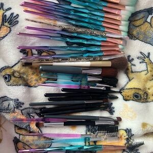 Colorful Makeup Brush Set